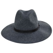 Field Proper Wool Felt Fedora Hat - Dark Gray alternate view 2