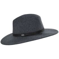 Field Proper Wool Felt Fedora Hat - Dark Gray alternate view 3
