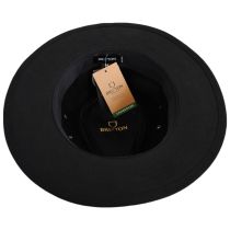 Messer X Adventure Cotton Safari Fedora Hat - Black alternate view 4