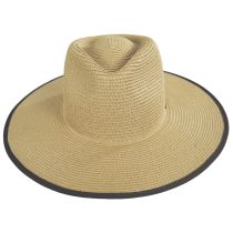 Santiago Toyo Straw Blend Rancher Fedora Hat alternate view 2