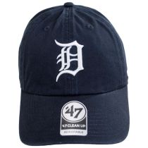 Detroit Tigers MLB Clean Up Strapback Baseball Cap Dad Hat alternate view 2