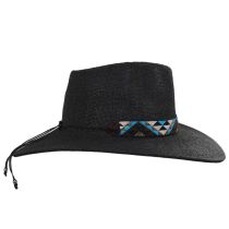 El Dorado Toyo Straw Rancher Fedora Hat alternate view 3