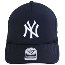 New York Yankees MLB Foam Mesh Trucker Snapback Baseball Cap alternate view 2