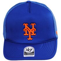New York Mets MLB Foam Mesh Trucker Snapback Baseball Cap alternate view 2