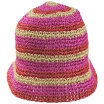 Palo Striped Crochet Toyo Bucket Hat alternate view 2