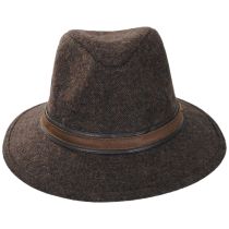 Hoagy Wool Blend Safari Fedora Hat alternate view 10