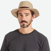 Messer X Adventure Cotton Safari Fedora Hat - Tan alternate view 6