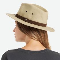 Messer X Adventure Cotton Safari Fedora Hat - Tan alternate view 23