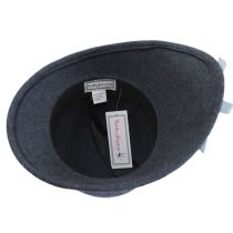 Triple Bow Asymmetrical Wool Felt Cloche Hat - Made to Order alternate view 4