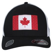 PFG Canada Flag Mesh FlexFit Fitted Baseball Cap alternate view 2