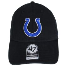 Indianapolis Colts NFL Clean Up Strapback Baseball Cap Dad Hat alternate view 2