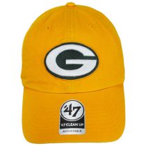 Green Bay Packers NFL Clean Up Strapback Baseball Cap Dad Hat alternate view 2