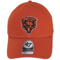 Chicago Bears NFL Clean Up Strapback Baseball Cap Dad Hat alternate view 5