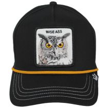 Wise Owl 100 Trucker Snapback Baseball Cap alternate view 2