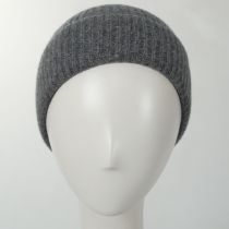 Cashmere Ribbed Knit Cuff Beanie Hat alternate view 11
