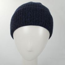 Cashmere Ribbed Knit Cuff Beanie Hat alternate view 17