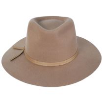 Vintage Couture Whiskey Glass Wool Felt Rancher Fedora Hat alternate view 2