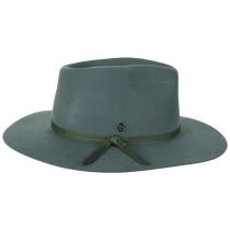 Vintage Couture Whiskey Glass Wool Felt Rancher Fedora Hat alternate view 7