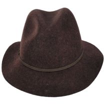 Mystery Wool Felt Safari Fedora Hat alternate view 2
