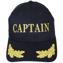 Captain Snapback Baseball Cap - Navy Blue alternate view 2
