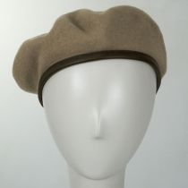 Wool Military Beret with Lambskin Band alternate view 14
