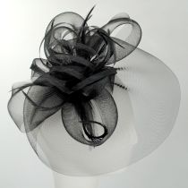 Firework Horsehair Mesh and Feather Fascinator Hat alternate view 3