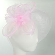 Firework Horsehair Mesh and Feather Fascinator Hat alternate view 11