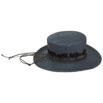 Plume Toyo Straw Boater Hat alternate view 3