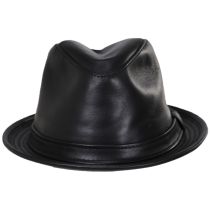 Lambskin Leather Fedora Hat alternate view 14
