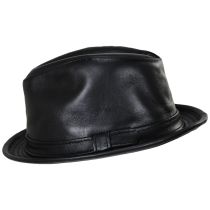 Lambskin Leather Fedora Hat alternate view 15