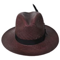 Keats Vented Panama Straw Fedora Hat alternate view 2