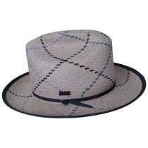 Tully Plaid Panama Straw Western Hat alternate view 3