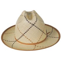 Tully Plaid Panama Straw Western Hat alternate view 7