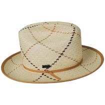 Tully Plaid Panama Straw Western Hat alternate view 8