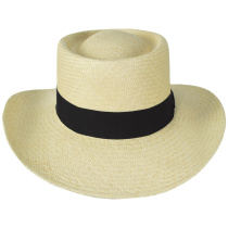 Cuenca Panama Straw Gambler Hat alternate view 2