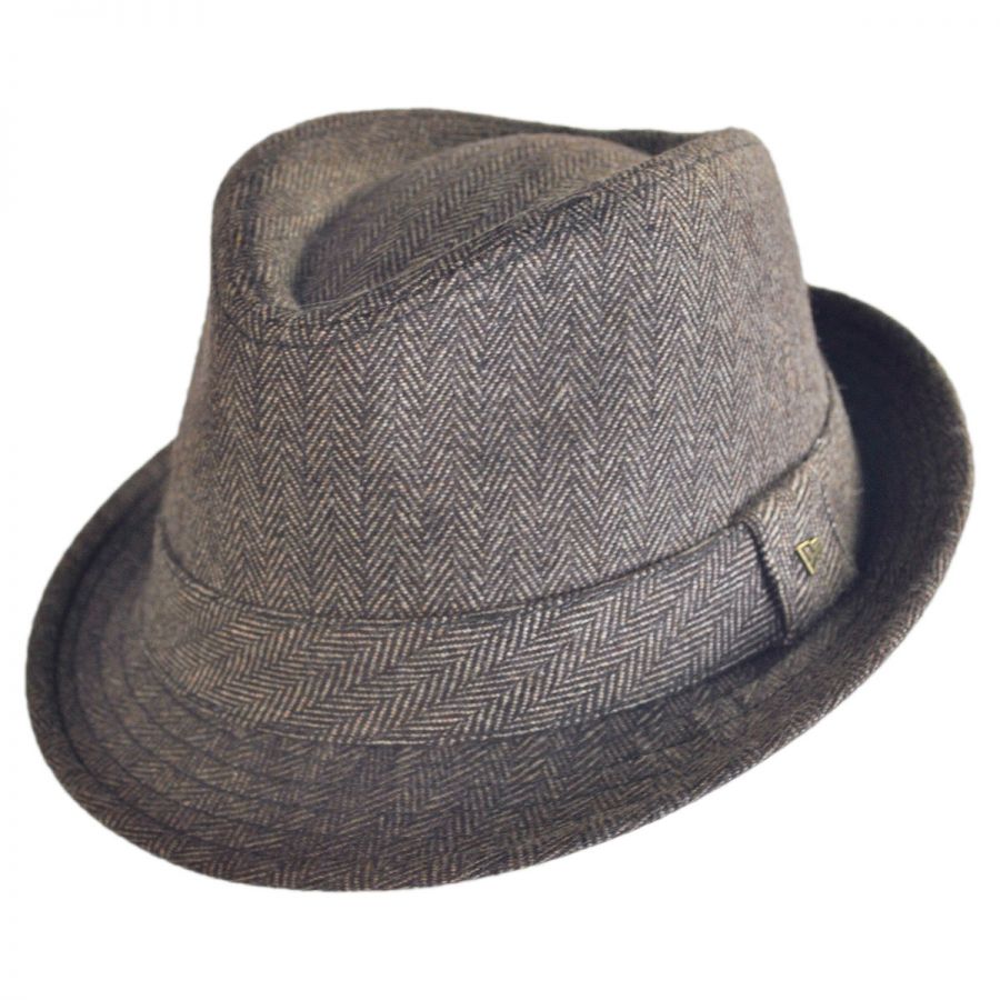 EK Collection by New Era Ollie Herringbone Fedora Hat Men