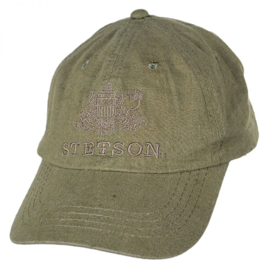 Stetson Iconic Logo Strapback Baseball Cap Dad Hat All Baseball Caps