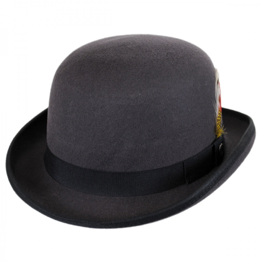 Jaxon Hats English Wool Felt Bowler Hat Derby & Bowler Hats