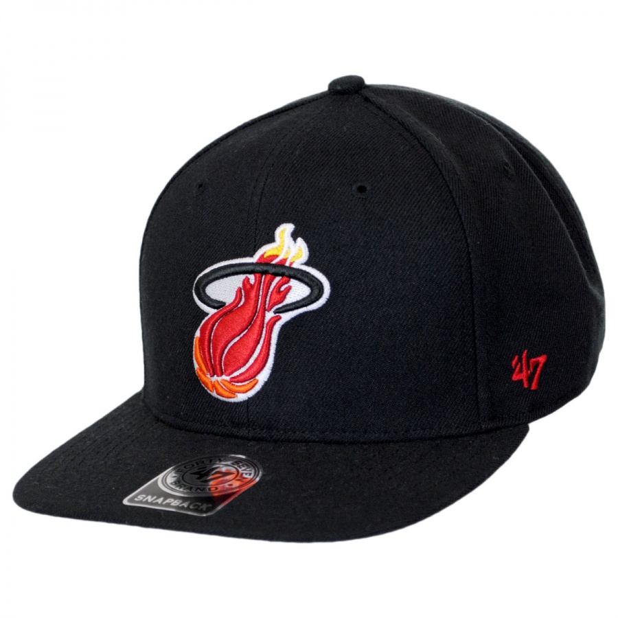 47 Brand 47 Brand - Miami Heat NBA Sure Shot Snapback Baseball Cap NBA ...