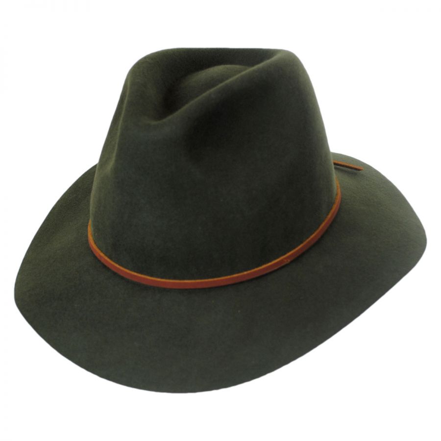 Brixton Hats Wesley Wide Brim Fedora Hat Casual Hats