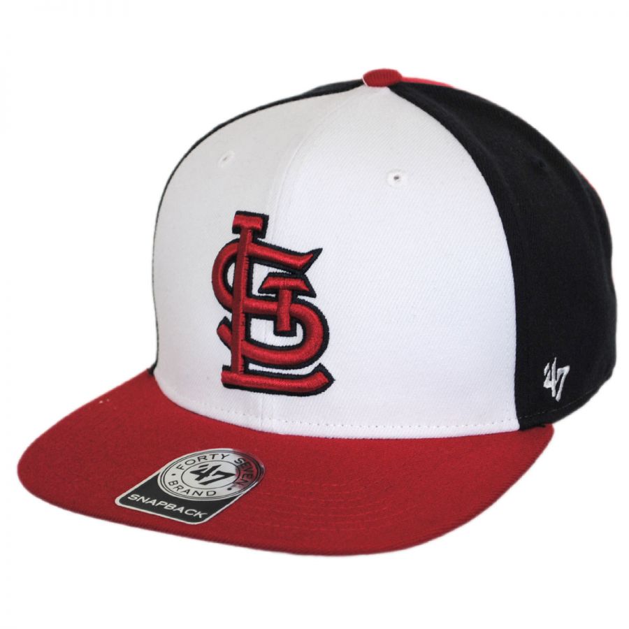 47 Brand St. Louis Cardinals MLB Amble Snapback Baseball Cap MLB Baseball Caps