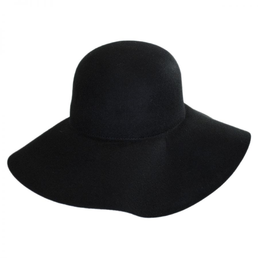 Scala Boho Wool Felt Swinger Hat Casual Hats