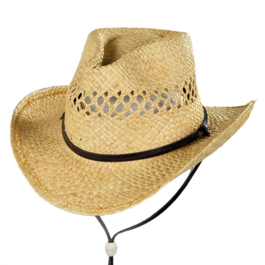 San Diego Hat Company Kids' Chincord Raffia Straw Cowboy Hat View All