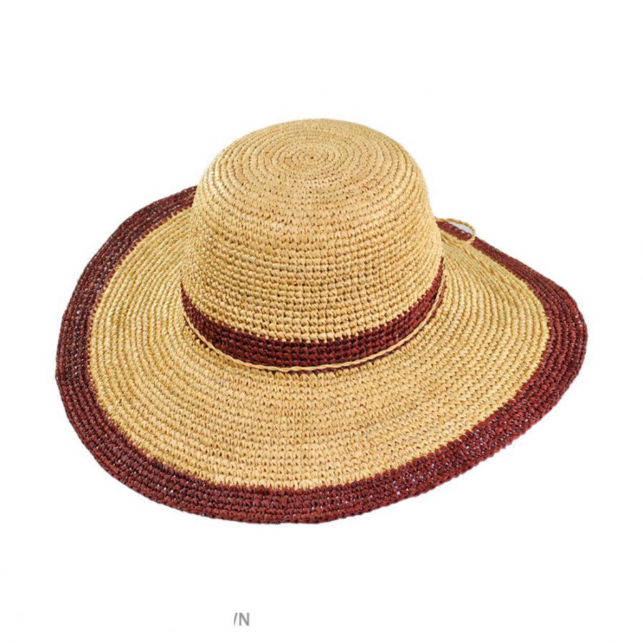 Pantropic Margate Raffia Straw Floppy Sun Hat Sun Hats