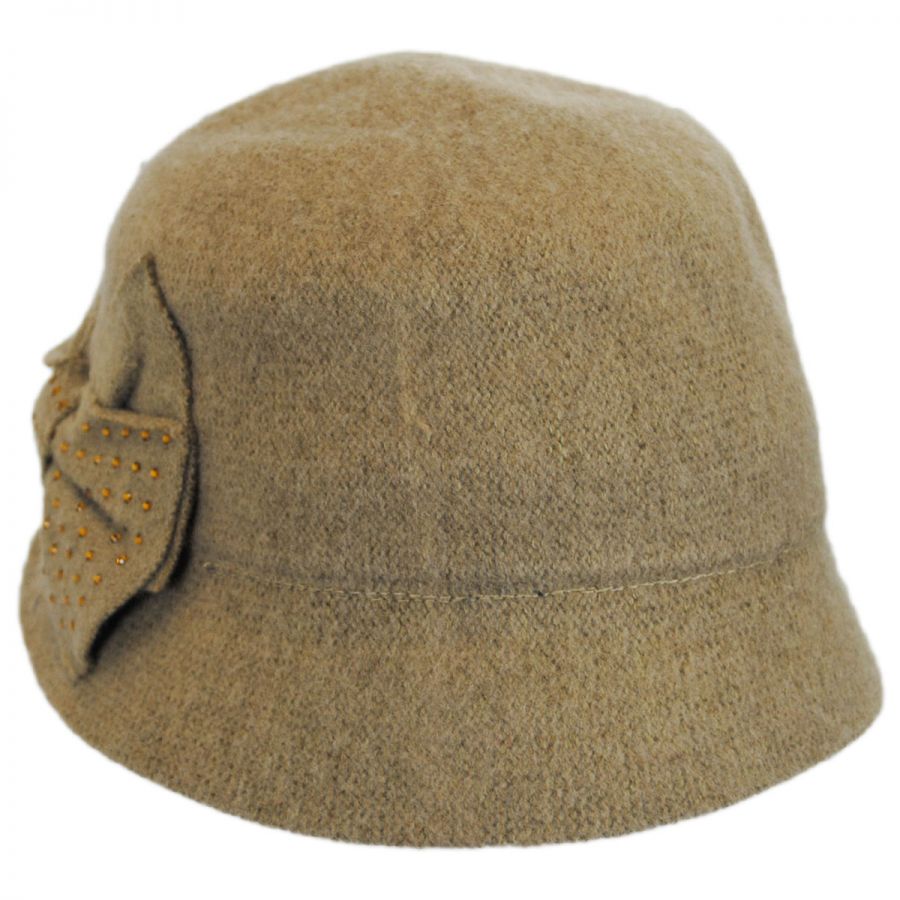 Betmar Betty Wool Cloche Hat Cloche & Flapper Hats