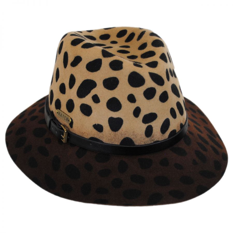 safari leopard hat