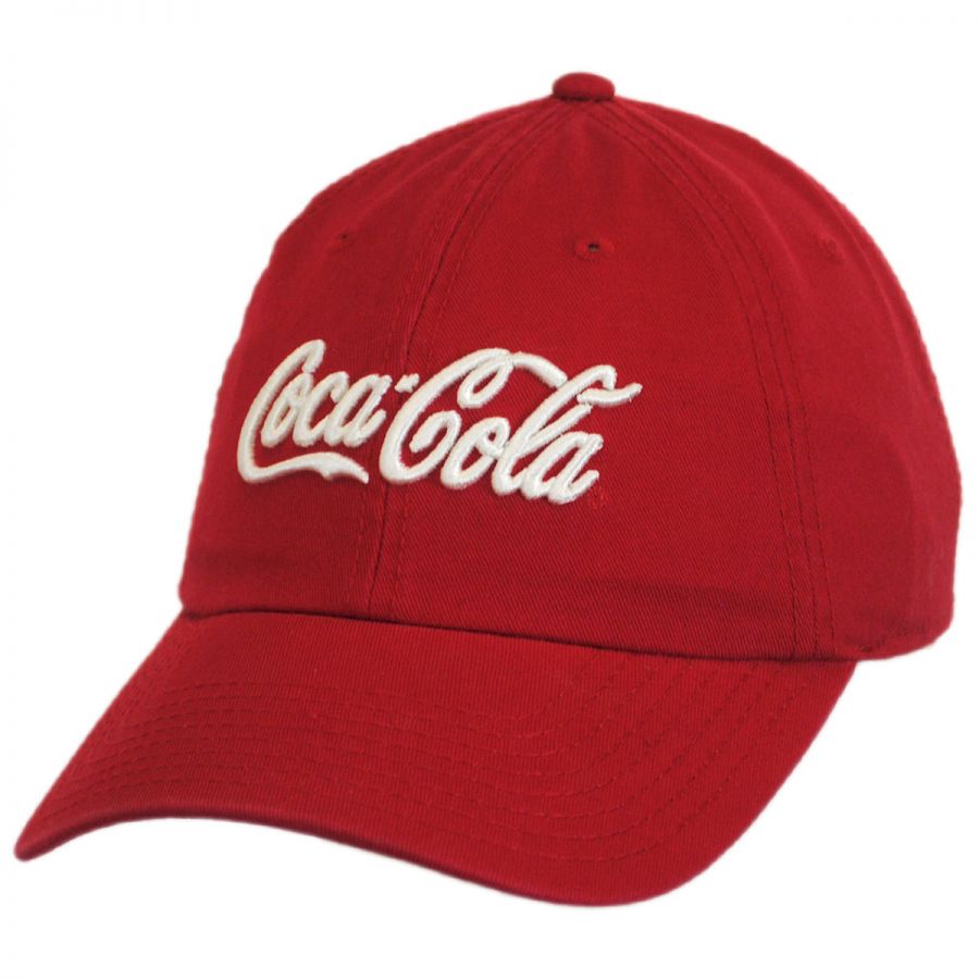 American Needle Coca-Cola Washed LoPro Strapback Baseball Cap Dad Hat ...