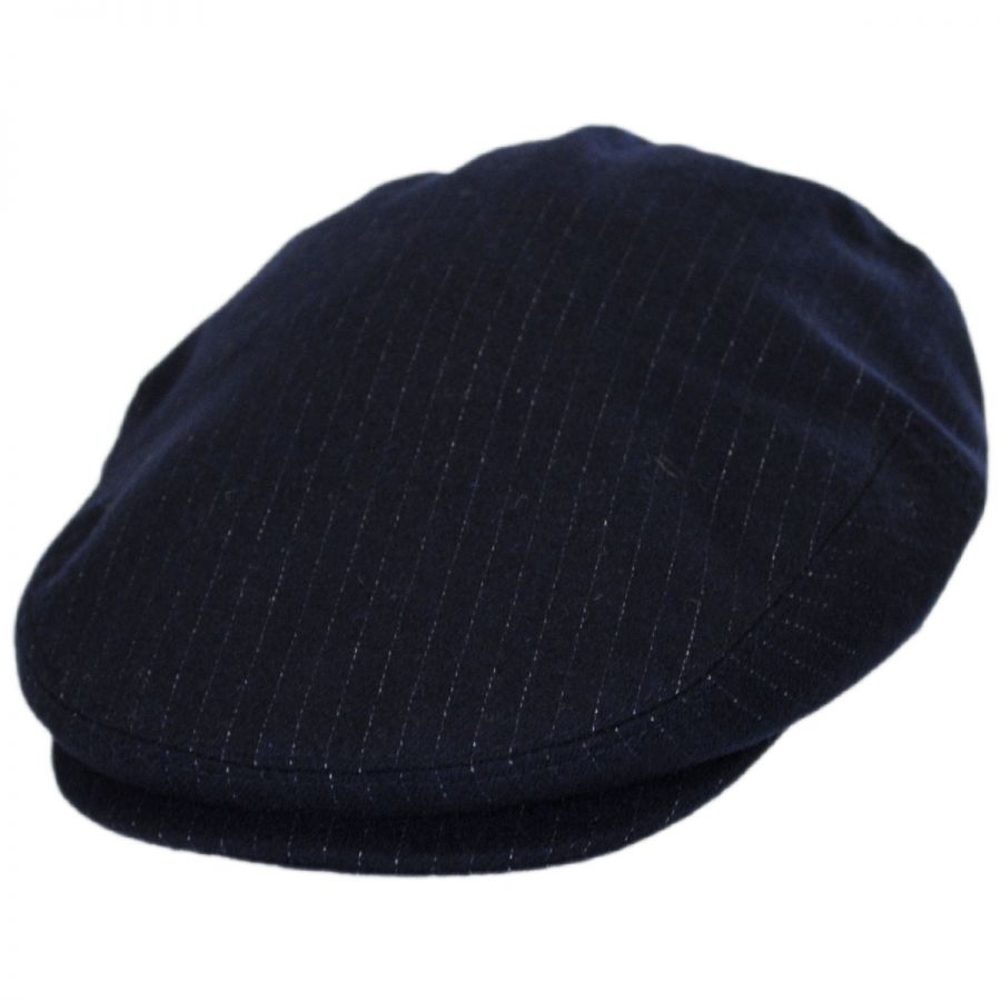 Baskerville Hat Company Pinstripe Wool Ivy Cap Ivy Caps