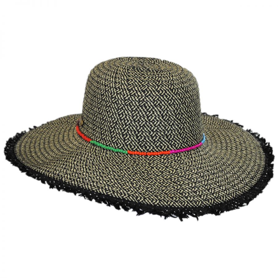 San Diego Hat Company Frayed Brim Toyo Straw Floppy Hat Sun Hats