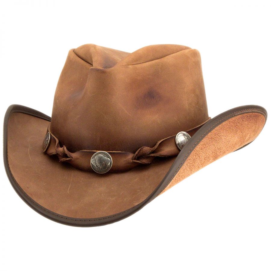 Head 'N Home Comstock Leather Western Hat Cowboy & Western Hats